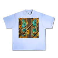 Grape Ice aztec and sunflowers Urban Heavy Tee - BundleAndBundleShop