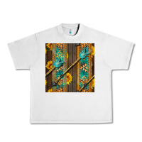 Lunar Rock aztec and sunflowers Urban Heavy Tee - BundleAndBundleShop