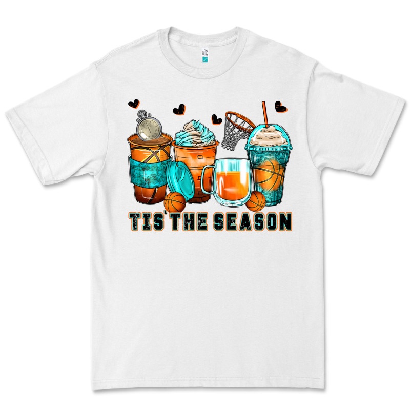 Tis' The Season Basketball Coffee Cups Premium Tee by Zillion Design Studio | Teevron