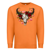 Carrot valentines bull skull Premium Sweatshirt - RanaPortraitStore