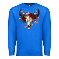 True Royal valentines bull skull Premium Sweatshirt - RanaPortraitStore