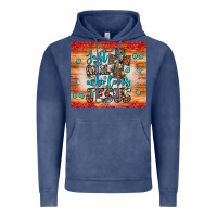 Vintage Denim just a girl who loves jesus Vintage Hoodie - JahusDesignShop