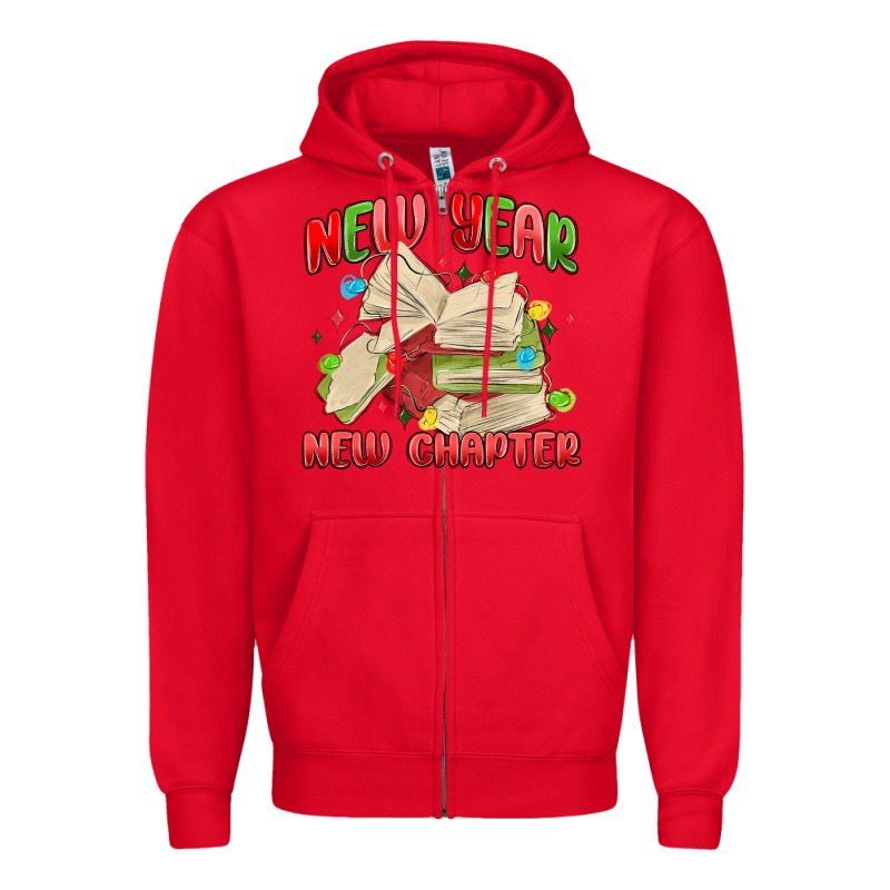 New Year New Chapter Zipper Hoodie by MaliasSmallBusiness | Teevron
