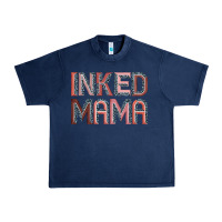 Navy inked mama Urban Heavy Tee - JahusDesignShop