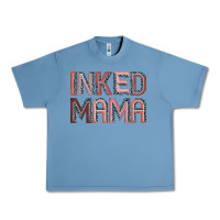 Pebble Blue inked mama Urban Heavy Tee - JahusDesignShop