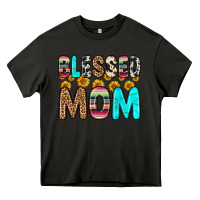 Asphalt blessed mom Heavy Core Tee - Zillion Design Studio