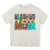 Cream blessed mom Heavy Core Tee - Zillion Design Studio