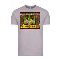 Cold Beer With Beer Bottles Vintage Tee | Teevron