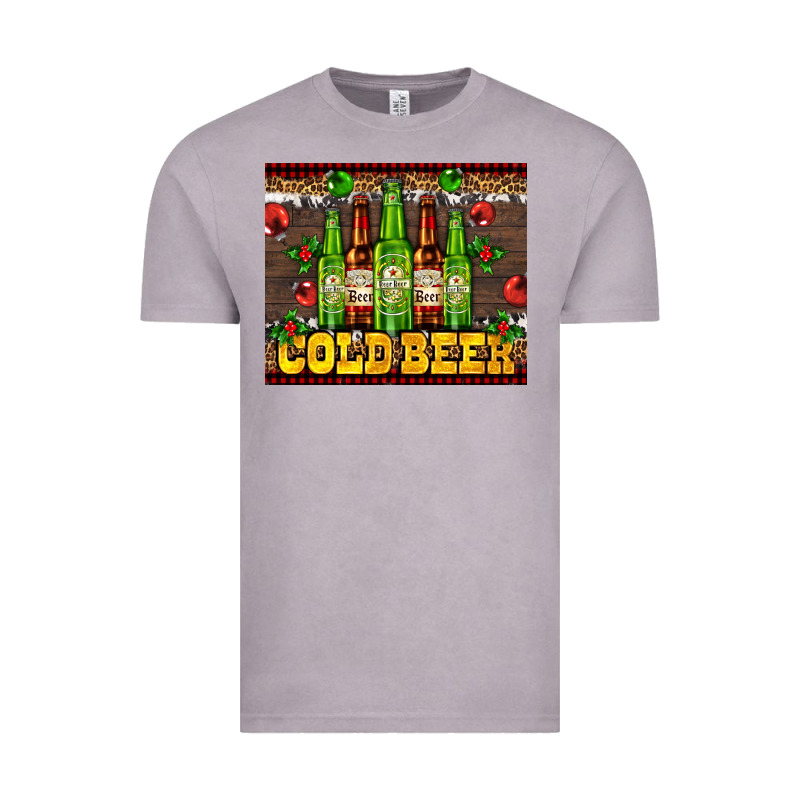 Cold Beer With Beer Bottles Vintage Tee by AdoDesignShop | Teevron