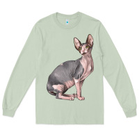 Matcha Sphynx Cat Long Sleeve Tee - LillyAllenDesigns