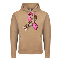 Breast Cancer Sport Ribbons Vintage Hoodie | Teevron