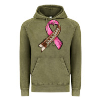 Vintage Olive breast cancer sport ribbons Vintage Hoodie - AdoDesignShop