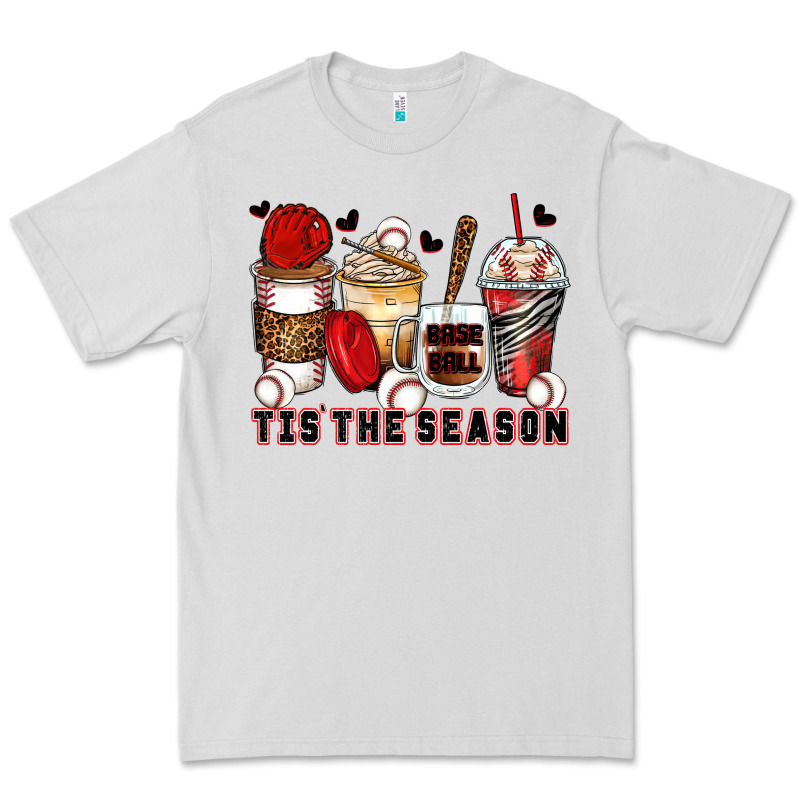 Tis' The Season Baseball Coffee Cups Premium Tee by Zillion Design Studio | Teevron
