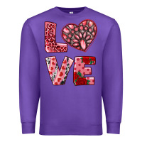 Purple love with pink gemstone Premium Sweatshirt - RanaPortraitStore