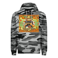 Slate Camo fall school bus Premium Hoodie - texasbilliewilder