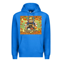 True Royal fall school bus Premium Hoodie - texasbilliewilder