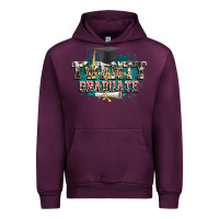 Mauve Wine Twenty twenty four graduate Urban Hoodie - CowGirlArtShop