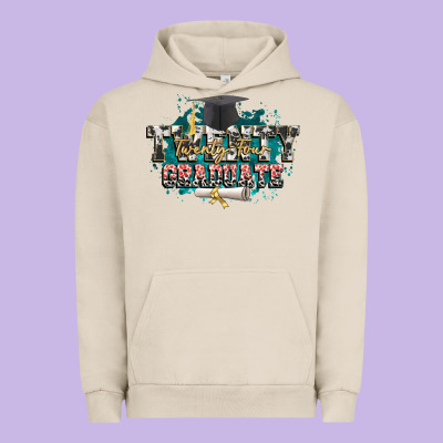 Twenty Twenty Four Graduate Urban Hoodie Designed By Cowgirlartshop