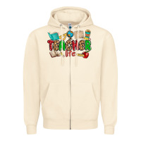 Sandshell teacher life Zipper Hoodie - MaliasSmallBusiness