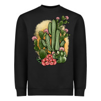 Black cactus Heavyweight Sweatshirt - JahusDesignShop
