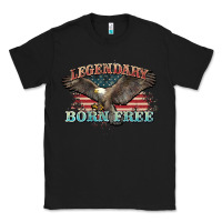 Black legendary born free eagle Classic Tee - NancyCooperArtShop