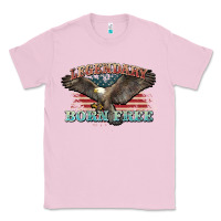 Bubblegum Pink legendary born free eagle Classic Tee - NancyCooperArtShop