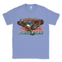 Colony Blue legendary born free eagle Classic Tee - NancyCooperArtShop