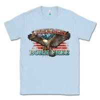 Dusty Blue legendary born free eagle Classic Tee - NancyCooperArtShop