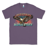 Lavender legendary born free eagle Classic Tee - NancyCooperArtShop