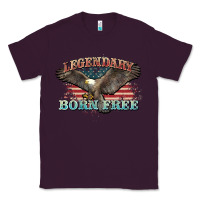 Plum legendary born free eagle Classic Tee - NancyCooperArtShop