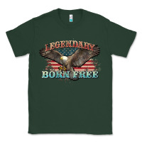 Sports Green legendary born free eagle Classic Tee - NancyCooperArtShop