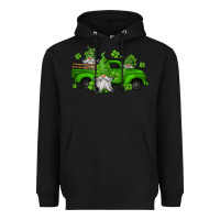 Black st patrick's gnomes farm truck Heavyweight Hoodie - Jasminsmagicworld