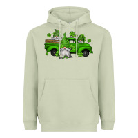 Matcha st patrick's gnomes farm truck Heavyweight Hoodie - Jasminsmagicworld
