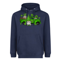 Navy st patrick's gnomes farm truck Heavyweight Hoodie - Jasminsmagicworld