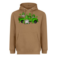 Toasted Coconut st patrick's gnomes farm truck Heavyweight Hoodie - Jasminsmagicworld