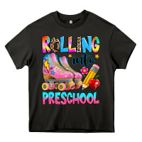 Asphalt rolling into preschool grade Heavy Core Tee - texasbilliewilder