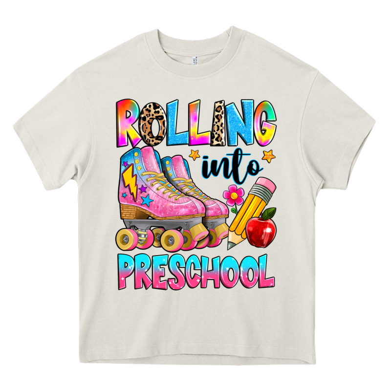 Rolling Into Preschool Grade Heavy Core Tee by texasbilliewilder | Teevron