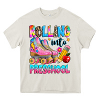 Cream rolling into preschool grade Heavy Core Tee - texasbilliewilder