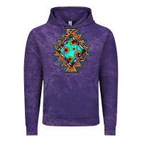 Cloud Purple aztec leopard turquoise sunflower Vintage Hoodie - JahusDesignShop