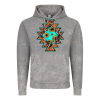 Cloud Rock aztec leopard turquoise sunflower Vintage Hoodie - JahusDesignShop