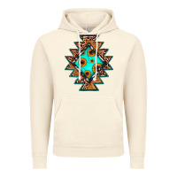 Vintage Artic aztec leopard turquoise sunflower Vintage Hoodie - JahusDesignShop