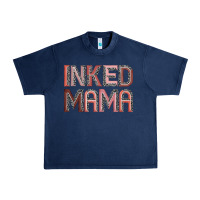 Navy inked mama Urban Heavy Tee - JahusDesignShop