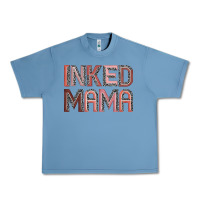 Pebble Blue inked mama Urban Heavy Tee - JahusDesignShop