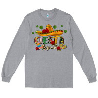 Heather Grey fiesta squad Long Sleeve Tee - JahusDesignShop
