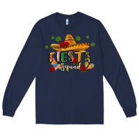 Navy fiesta squad Long Sleeve Tee - JahusDesignShop