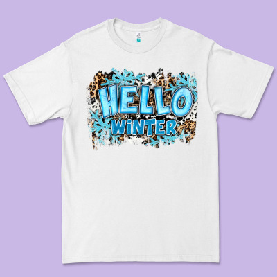 Hello Winter Premium Tee Designed By Ranaportraitstore