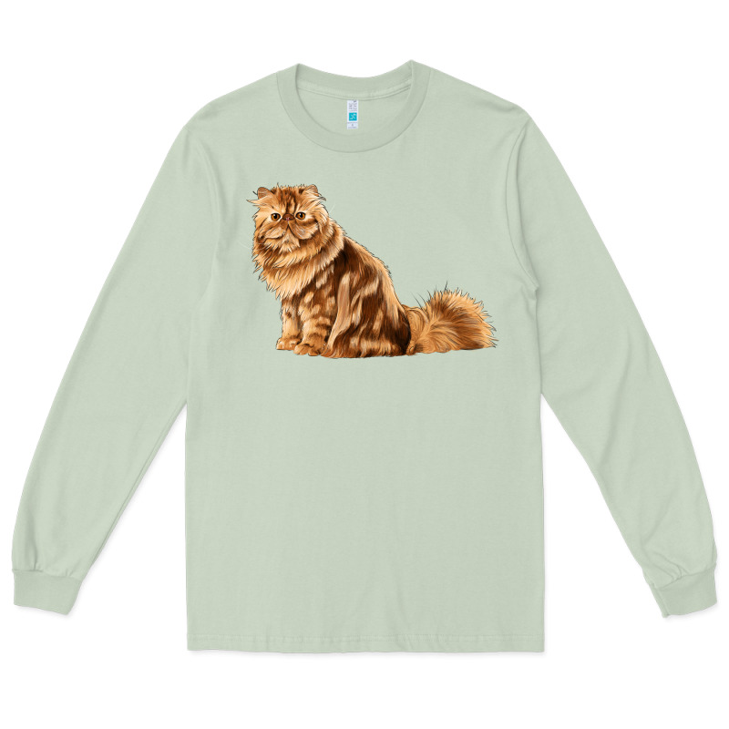 Persian Cat Long Sleeve Tee by LillyAllenDesigns | Teevron
