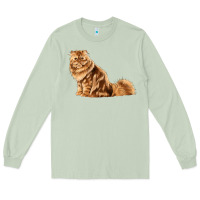 Matcha Persian Cat Long Sleeve Tee - LillyAllenDesigns