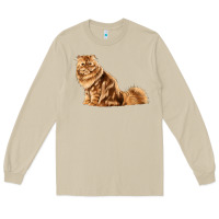 Mushroom Persian Cat Long Sleeve Tee - LillyAllenDesigns