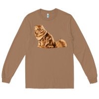Toasted Coconut Persian Cat Long Sleeve Tee - LillyAllenDesigns